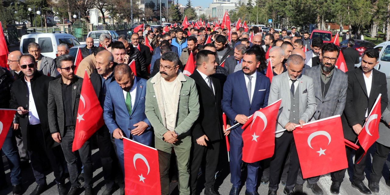 Kayseri'de Şehitleri Anma Yürüyüşü