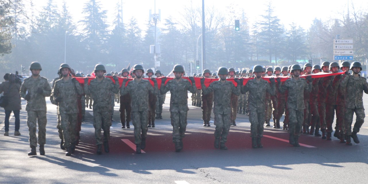 Ankara'da 'Atatürk Garnizon Koşusu'