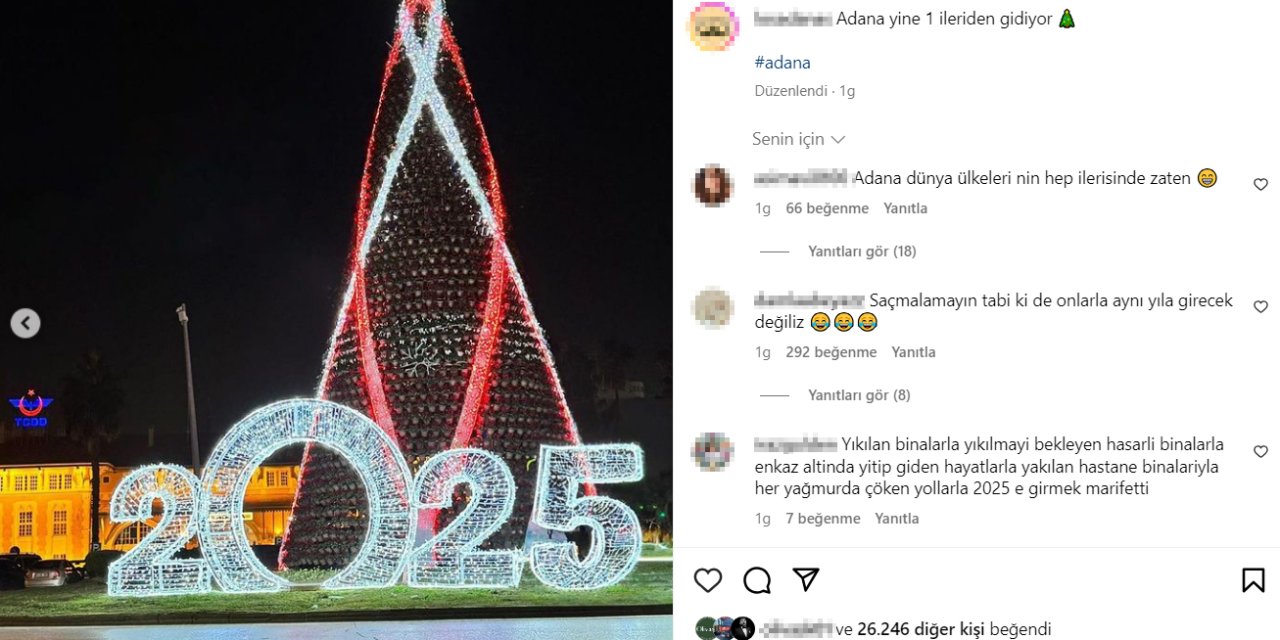 Adana’da 'Bir Sene İleri' Şakası; ‘Hoş Geldin 2025’