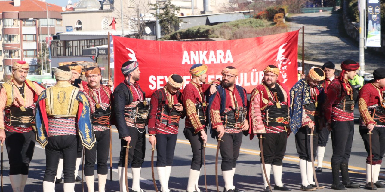 Atatürk'ün Ankara'ya Gelişi Kutlandı