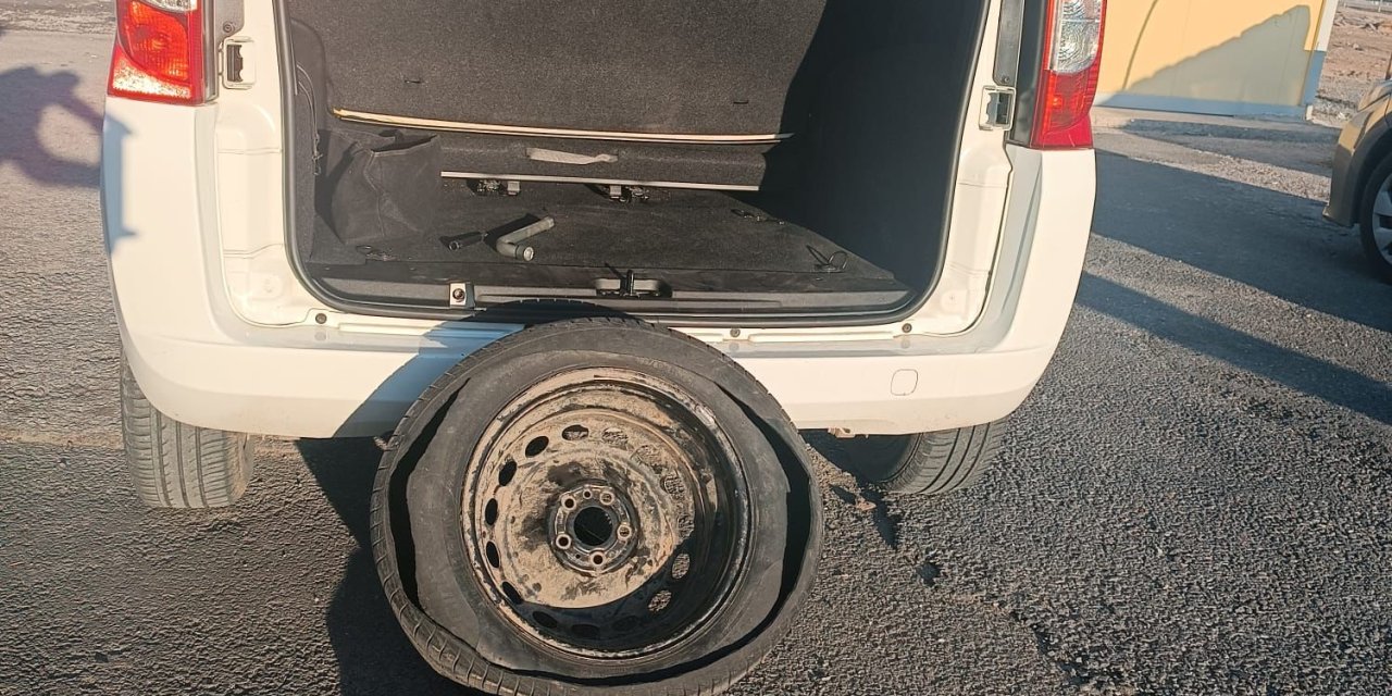 Stepneye Gizlenmiş Uyuşturucu Ele Geçirildi