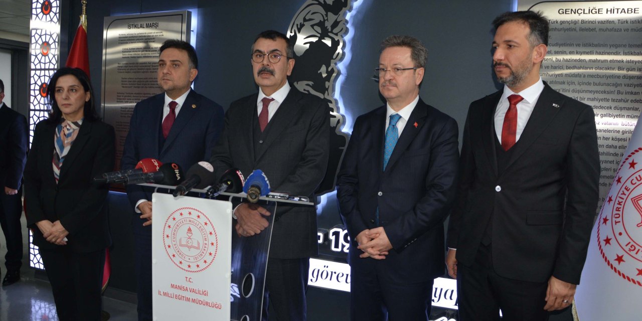 Bakan Tekin: Manisa'da Derslik Ve Öğretmen İhtiyacı Açısından Sorun Kalmayacak