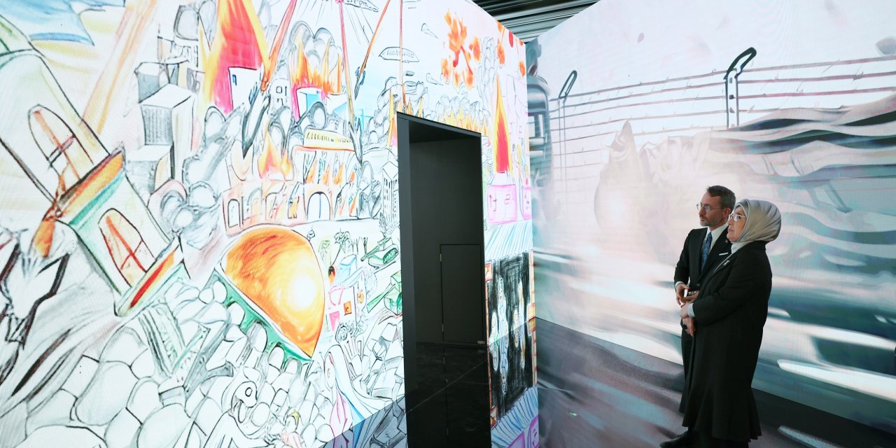 Kurşun Geçirmez Düşler: Gazzeli Çocuk Ressamlar Sergisi Taksim'de Açıldı