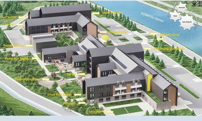 Güneysu'daki 100 Yataklı Hastanenin Fizibilite Çalışmaları Başladı