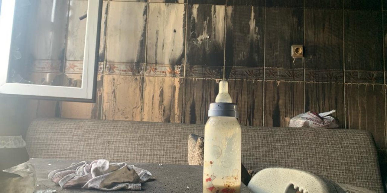 Yangında Anne, Baba Ve İkiz Çocuklarından Biri Öldü, Diğeri Yaşam Savaşı Veriyor (2)