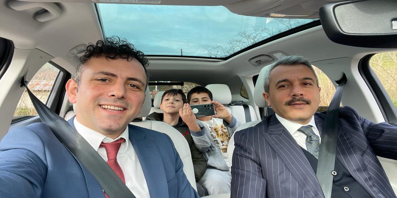 Rize Valisi Baydaş Öğrencileri Togg ile Gezdirdi