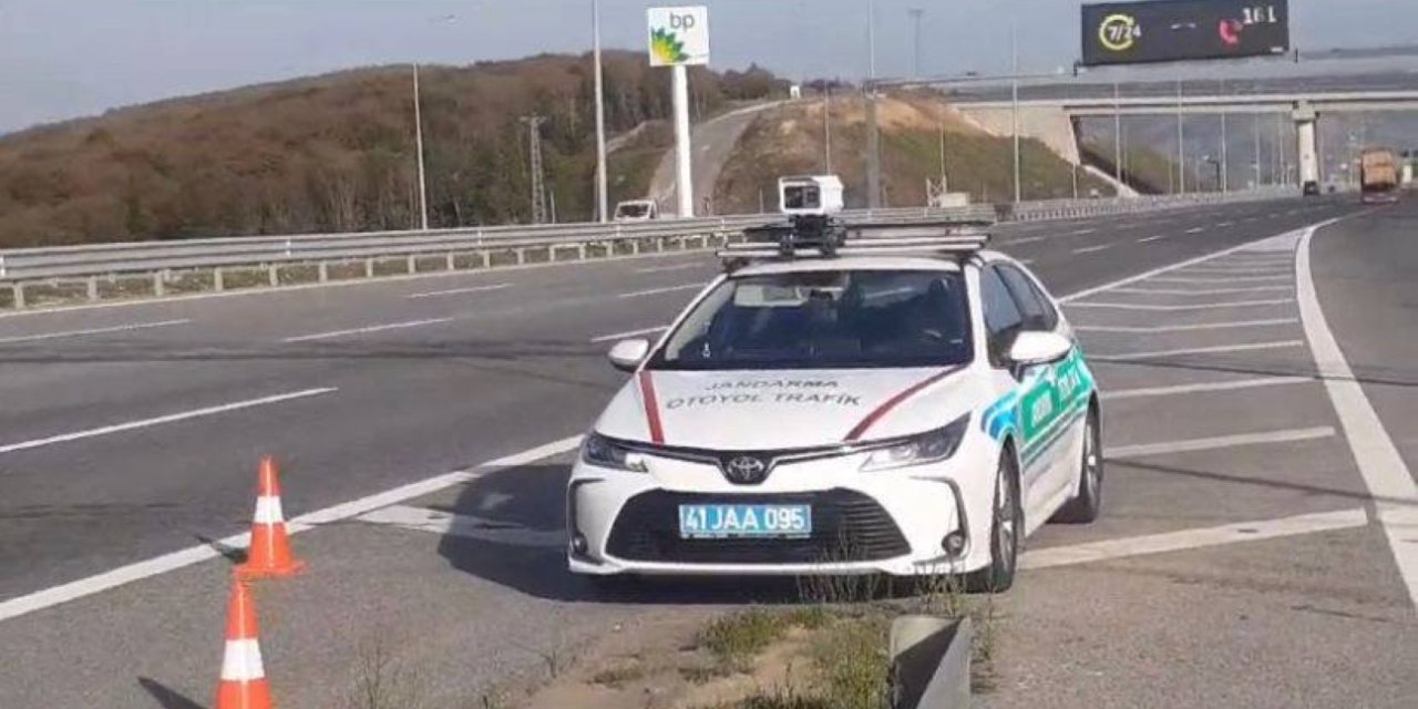 Kuzey Marmara Otoyolu'nun Kocaeli Geçişinde 24 Saatlik Radar Uygulaması