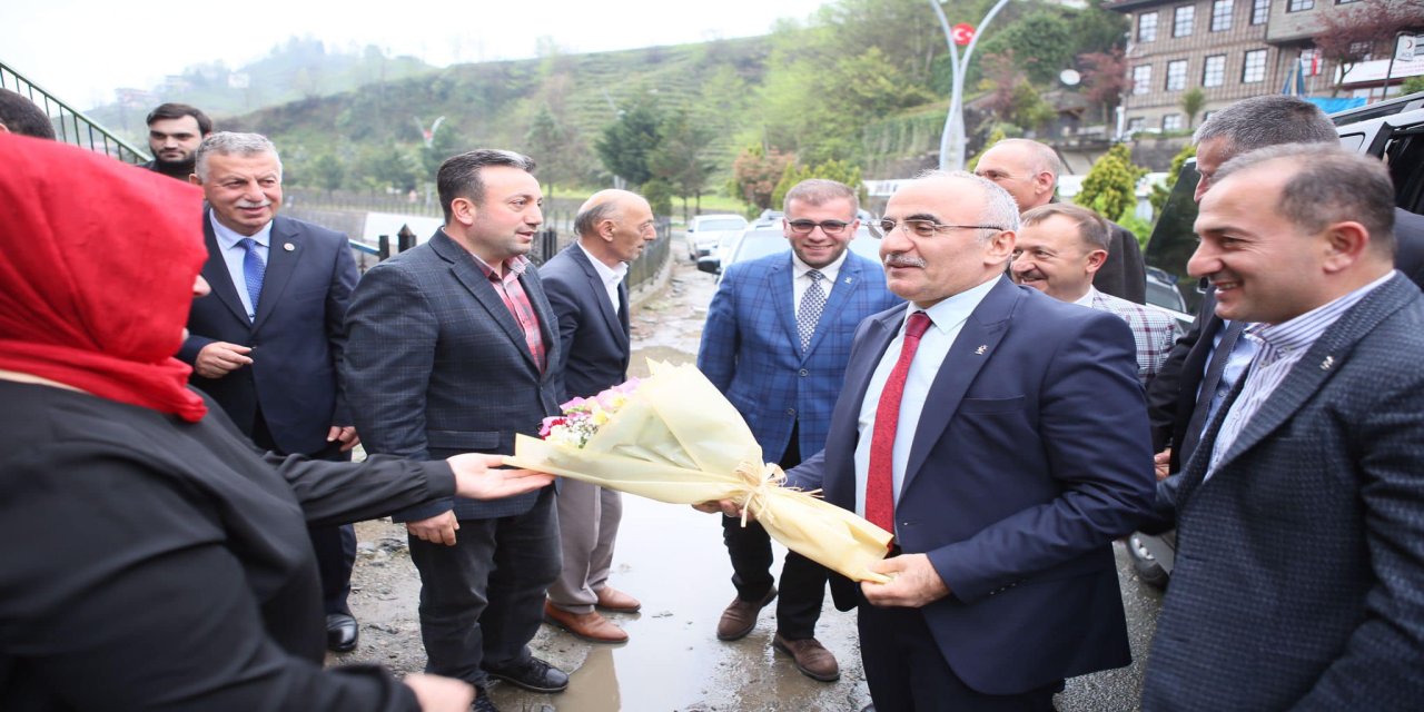 Rize Milletvekili Adayı Av. Mertoğlu, Seçim Çalışmalarına Kalkandere'den Başladı