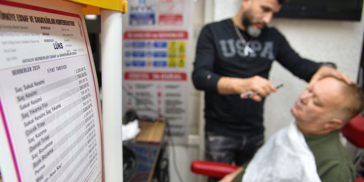 Antalya'da 'Lüks' Tarifede Tıraş 1100 Lira