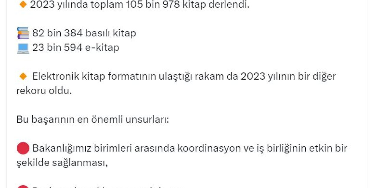 Kitap Derleme Çalışmalarında Cumhuriyet Tarihi Rekoru Kırıldı