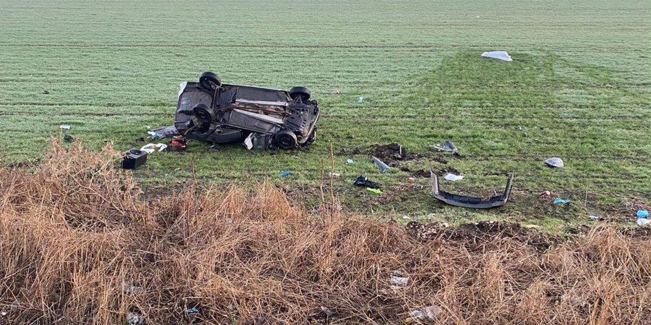 Kırklareli'de Tarlaya Devrilen Otomobilin Sürücüsü Öldü