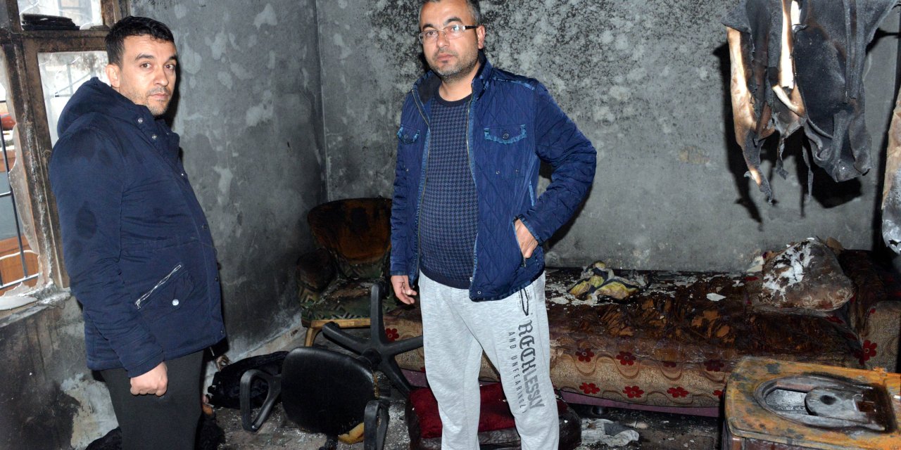 Evde Çıkan Yangında Baba Ve Kızı Öldü (2)