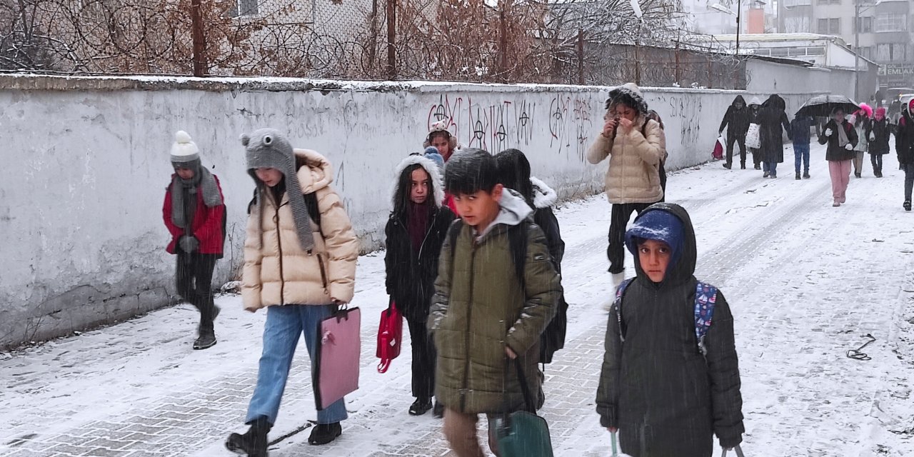 Van'ın 3 İlçesinde Eğitime 'Kar' Engeli
