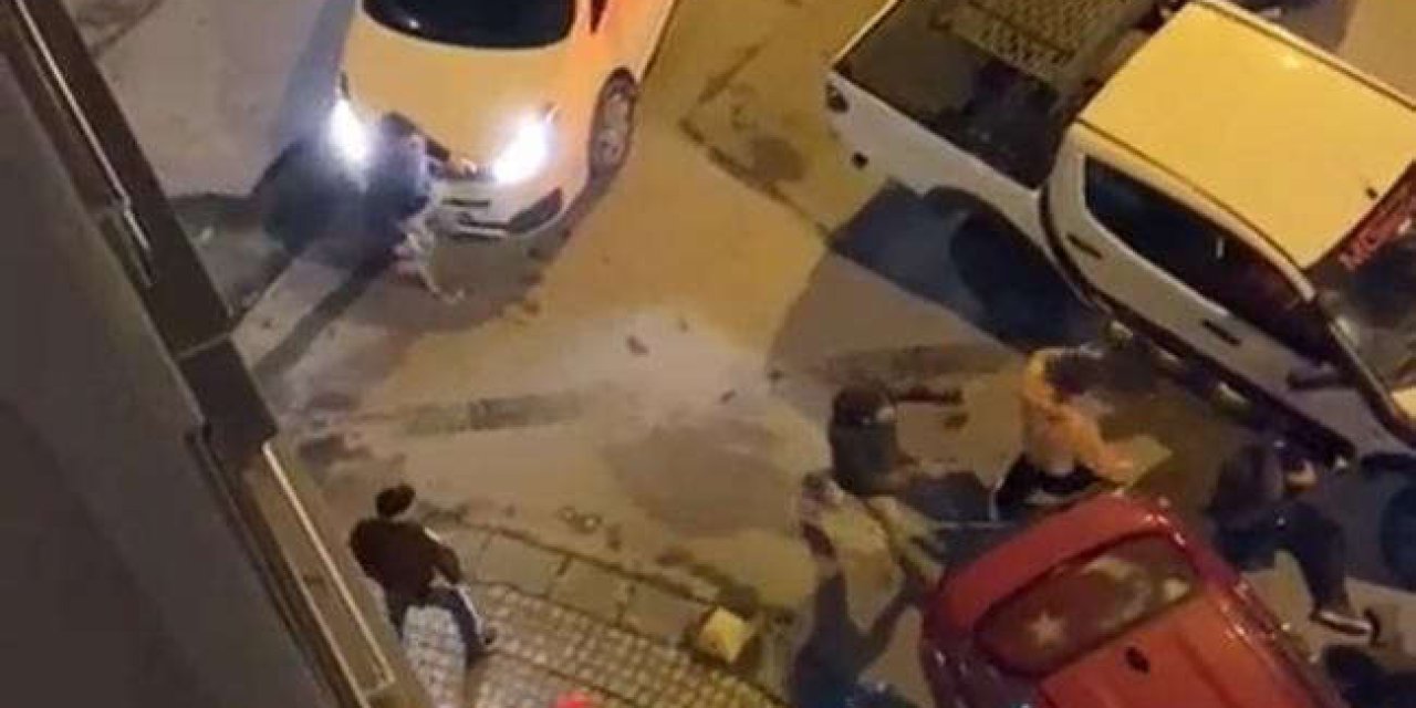 Ümraniye'de Taşlı, Sopalı, Yumruklu Trafik Kavgası