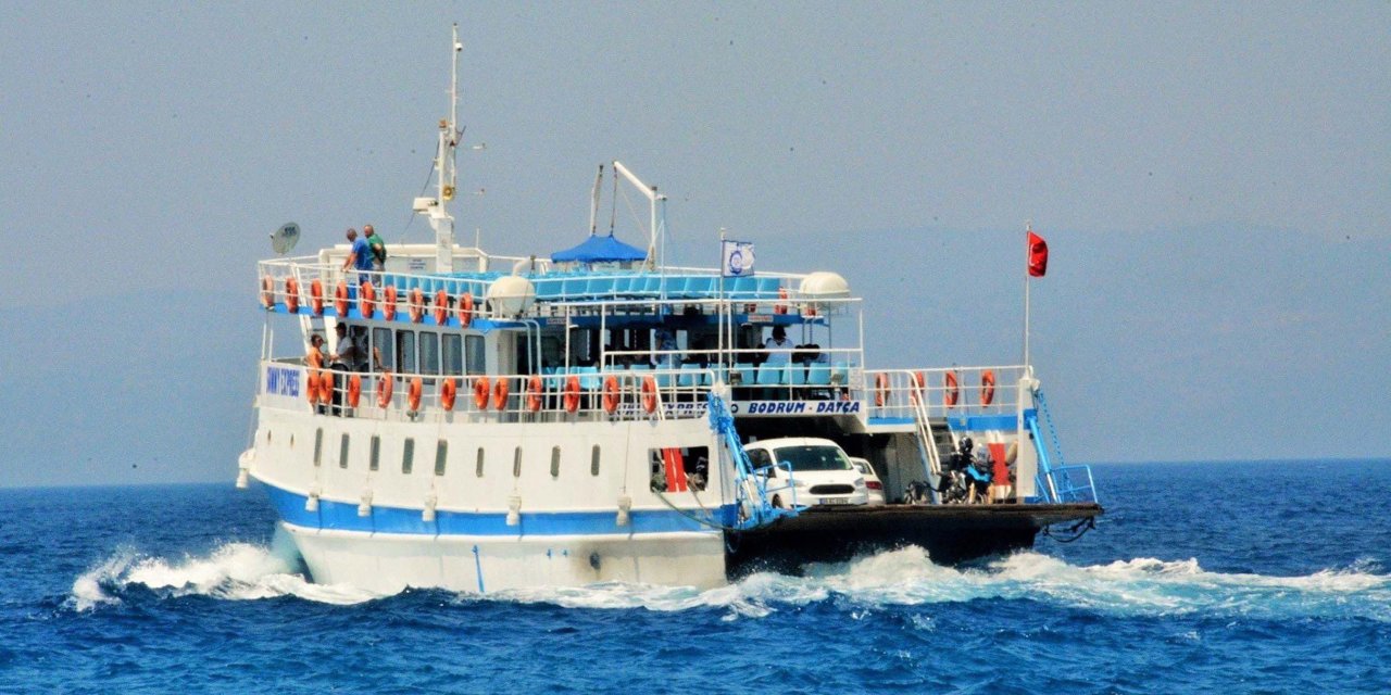 Bodrum’da Feribot Seferlerine 'Fırtına' Engeli