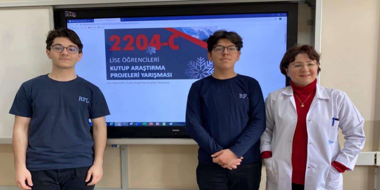 TOBB Fen Lisesinden TÜBİTAK 2204C Kutup Araştırmaları Yarışmasında Türkiye Derecesi