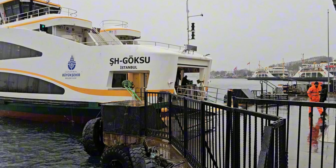 İstanbul'da Bazı Vapur Seferleri İptal Edildi - 1