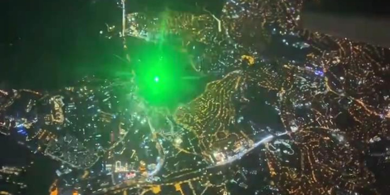 Thy'nin İzmir-istanbul Yolcu Uçağına Lazer Işıklı Taciz