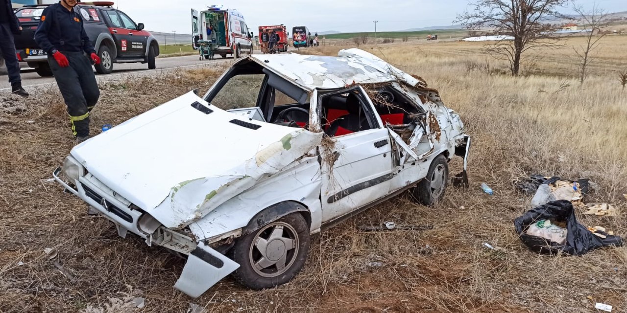 Şarampole Devrilen Otomobilin Sürücüsü: Tansiyonum Düştü