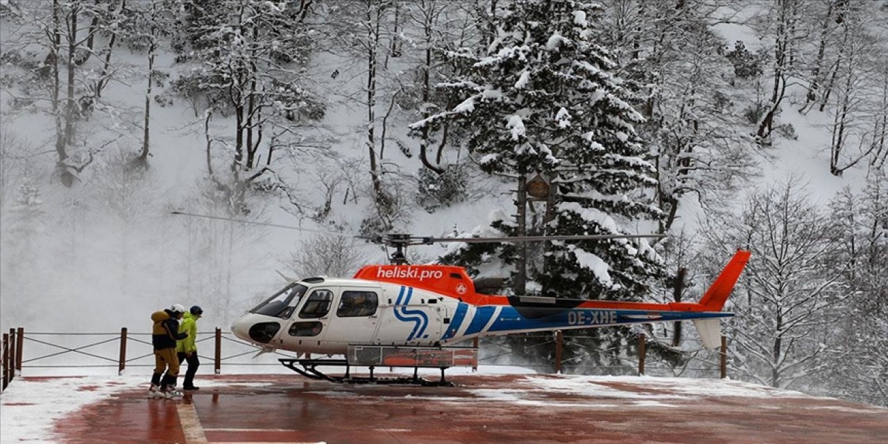 Kaçkar Dağları'nda "heliski" heyecanı başladı