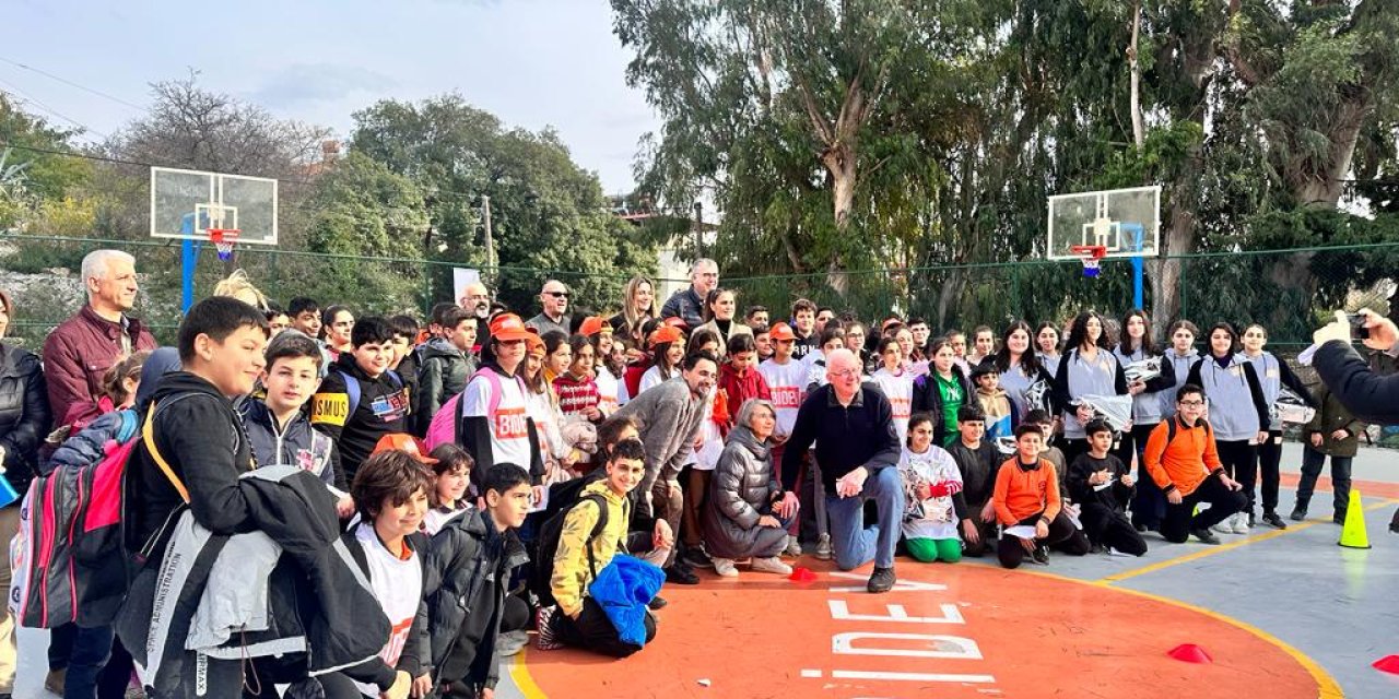 Bidev Hatay Samandağ'da Basketbol Sahasının Açılışını Gerçekleştirdi