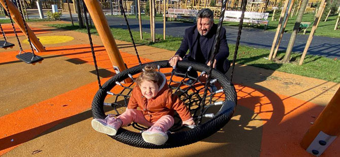 Güneysu Millet Bahçesi açılışa hazırlanıyor