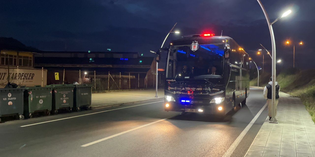 Beşiktaş Kafilesi Rize'de