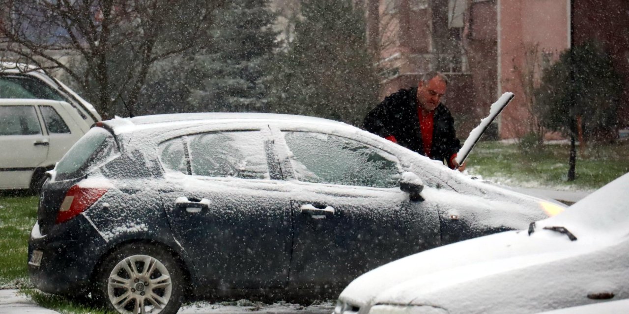 Trakya'da Kar Yağışı Ve Kuvvetli Rüzgar