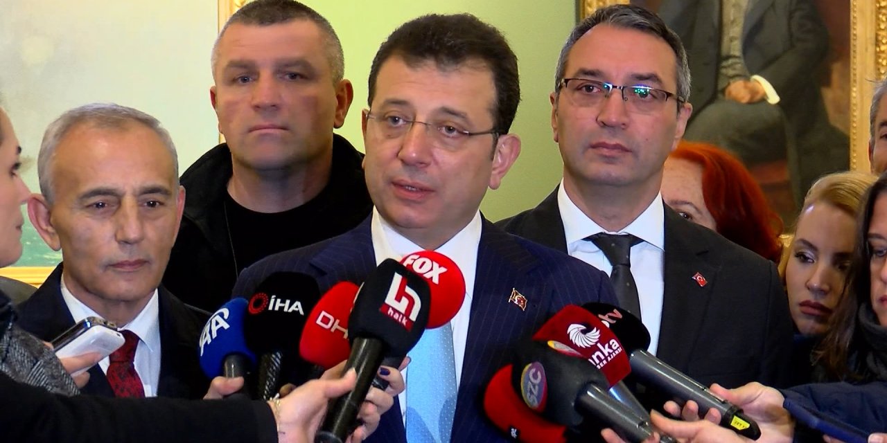 Ekrem İmamoğlu: Sayın Kurum'a Adaylığı Hayırlı Olsun Demek İsterim