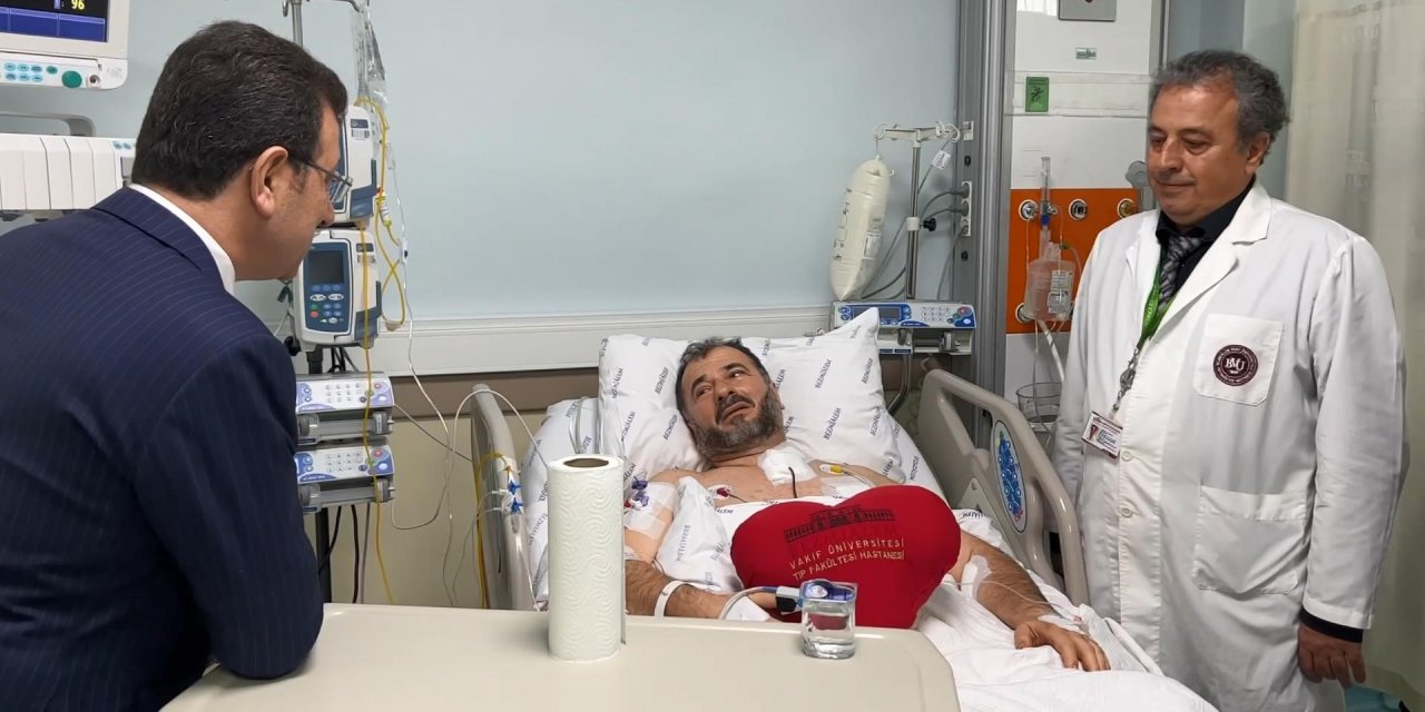 Ekrem İmamoğlu Saldırıya Uğrayan Fatih Camisi İmamını Ziyaret Etti