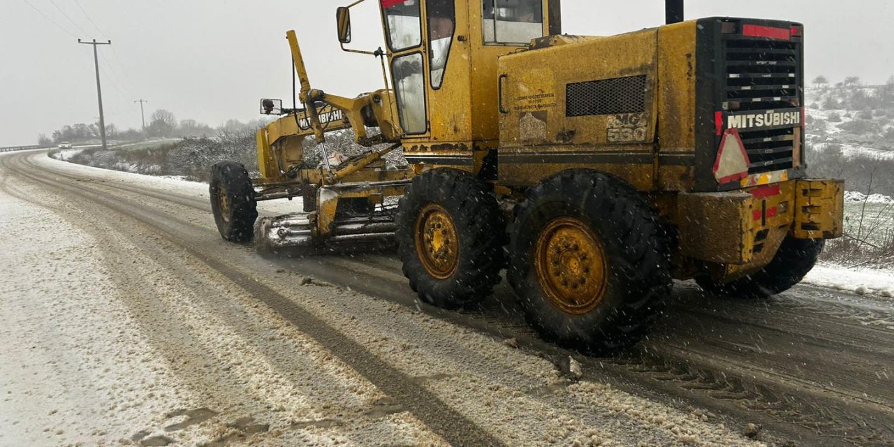 Trakya'da Kar Yağışı Ve Kuvvetli Rüzgar (3)