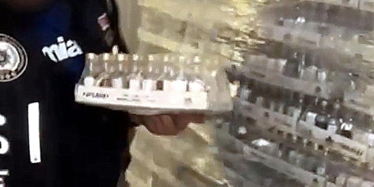 Muğla'da 159 Bin 744 Şişe Sahte İçki Ele Geçirildi