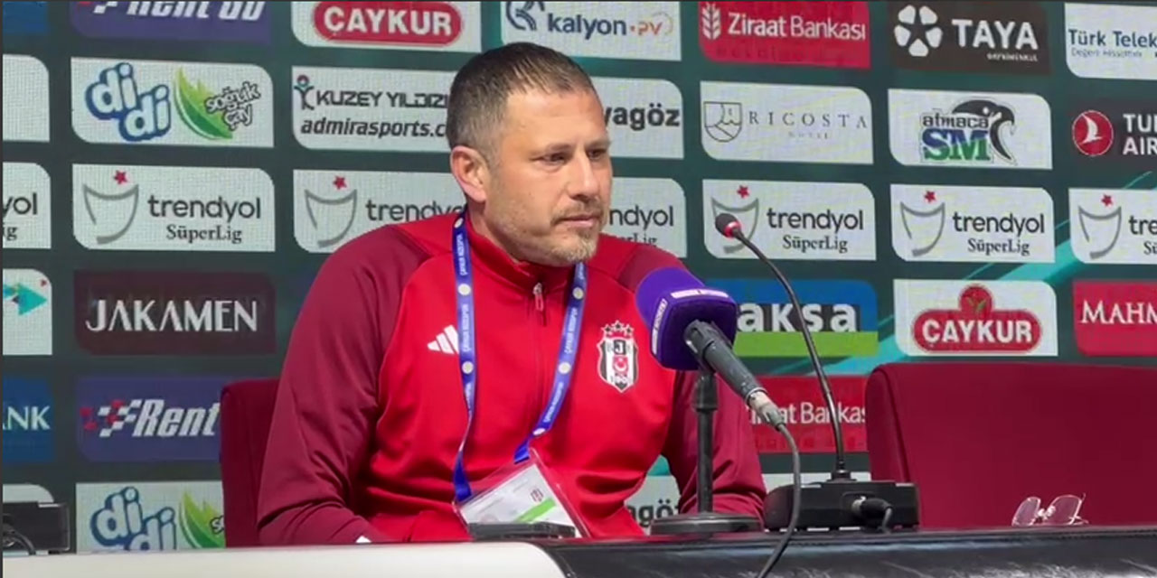 Beşiktaş teknik sorumlusu Topraktepe'den 4-0'lık Çaykur Rizespor Galibiyeti Değerlendirmesi