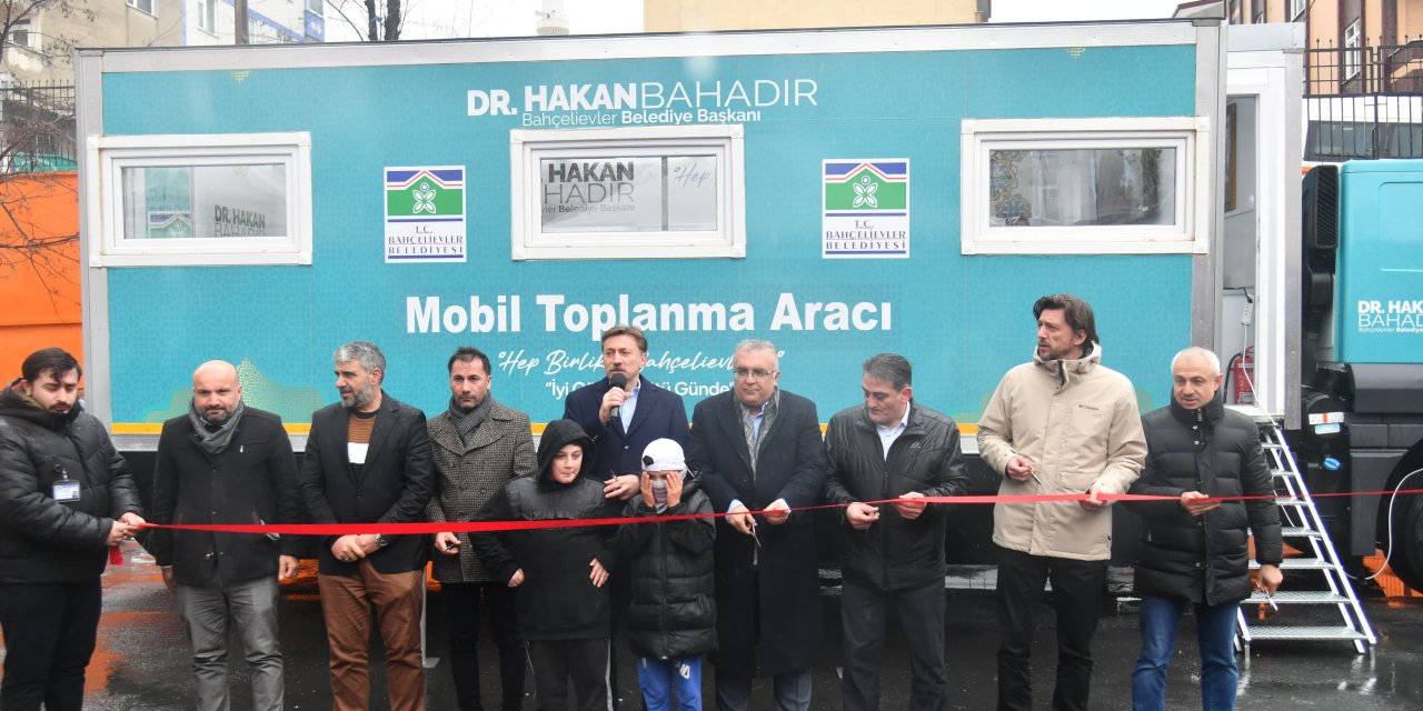 Bahçelievler’de Toplanma Ve Mobil Taziye Aracı Hizmete Sunuldu