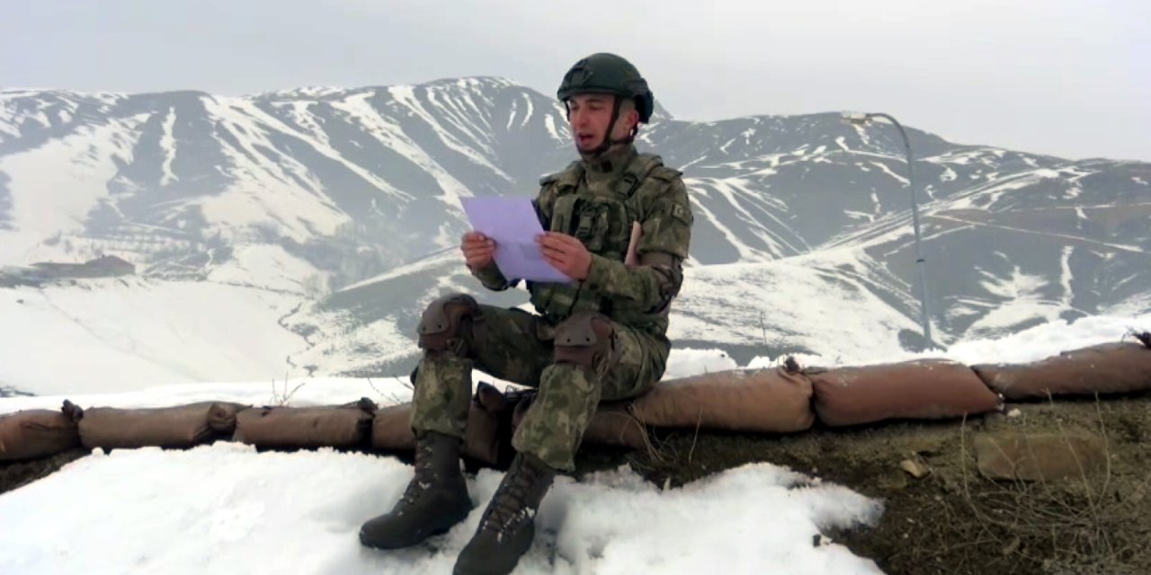 Mehmetçik'ten İlkokul Öğrencilerinin Mektuplarına Yanıt