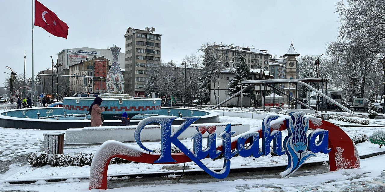 Kütahya'da Kar Yağışı