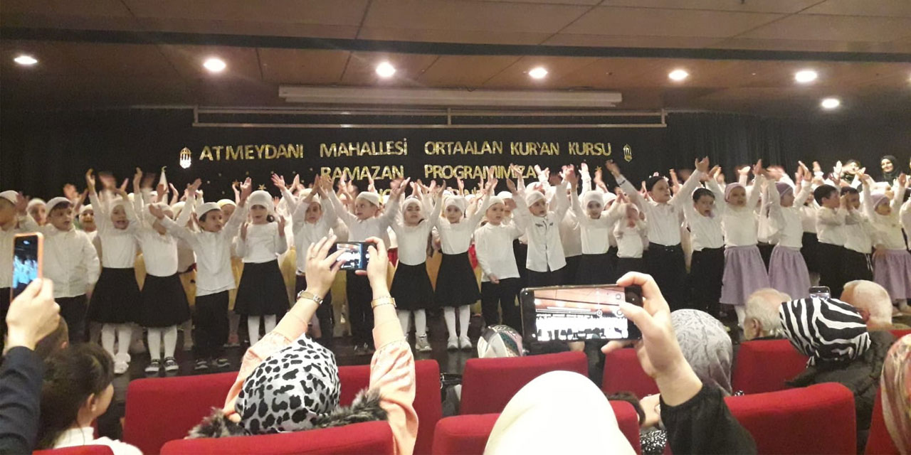 Rize’de 4-6 yaş Kur’an kursu öğrencilerinden özel program