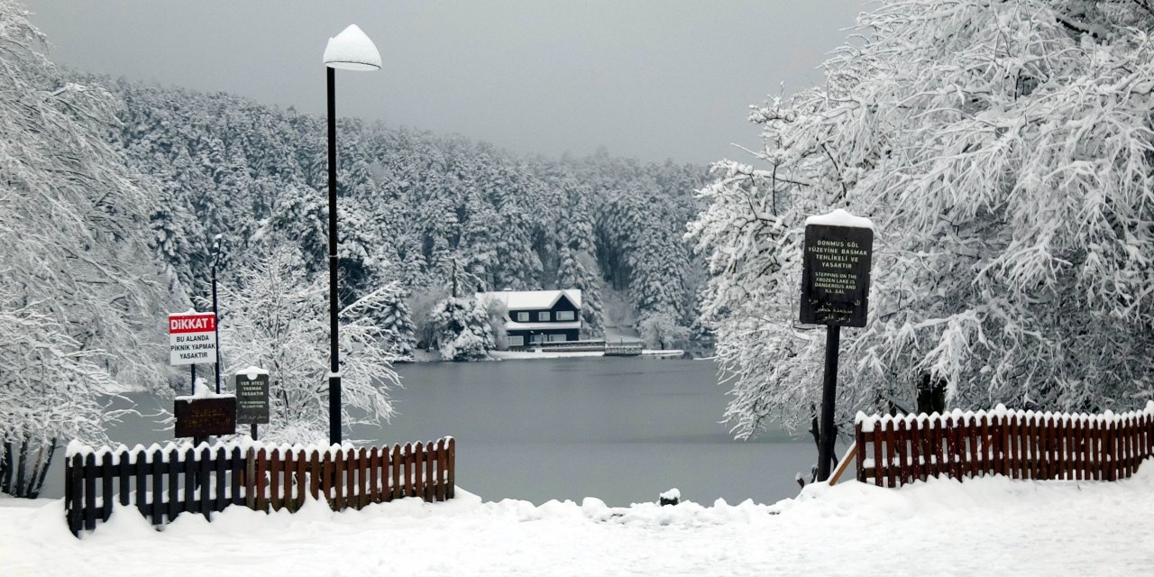 Gölcük Tabiat Parkı, Karla Kaplandı