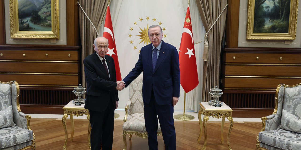 Cumhurbaşkanı Erdoğan, Bahçeli İle Görüştü