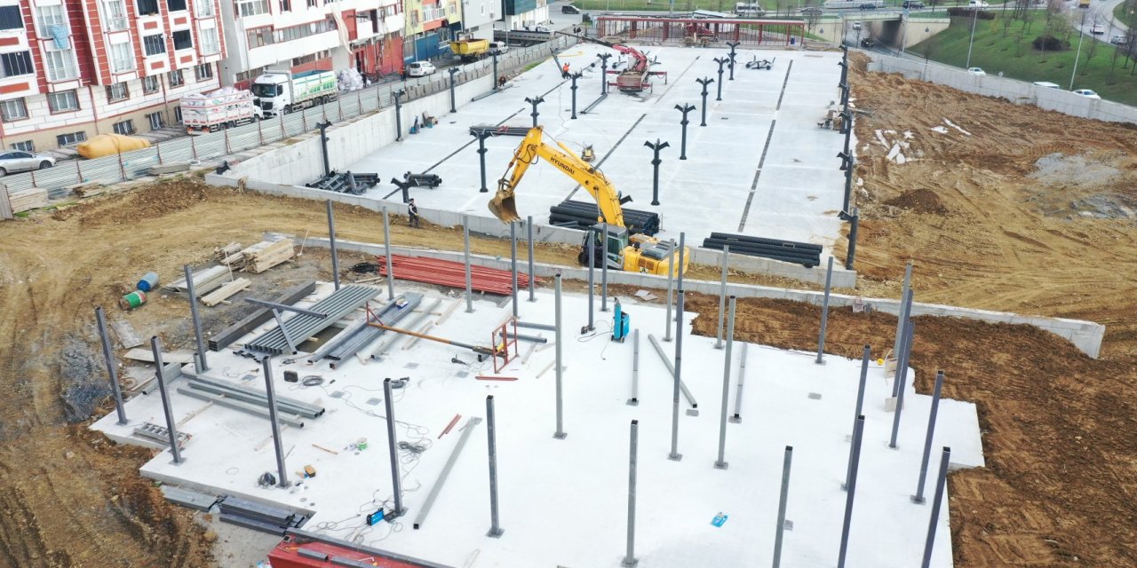 Sultangazi Malkoçoğlu Mahallesi'ndeki Tesisin Yapımı Devam Ediyor