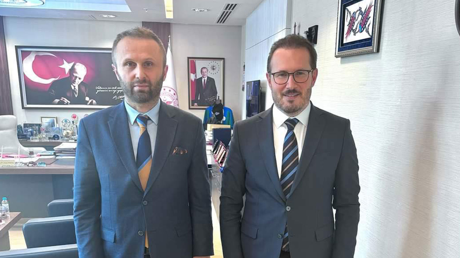 RTEÜ Rektörü Yılmaz, Sağlık Bakan Yardımcısı Doç. Dr. Birinci’yi Ziyaret Etti