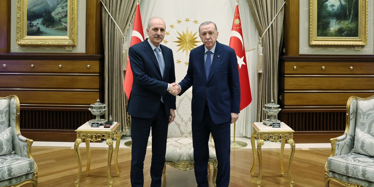 Cumhurbaşkanı Erdoğan, Tbmm Başkanı Kurtulmuş'u Kabul Etti