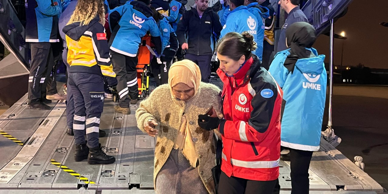 Gazzeli 85 Hasta Ve Yaralı Daha Mısır'dan Türkiye'ye Getirildi
