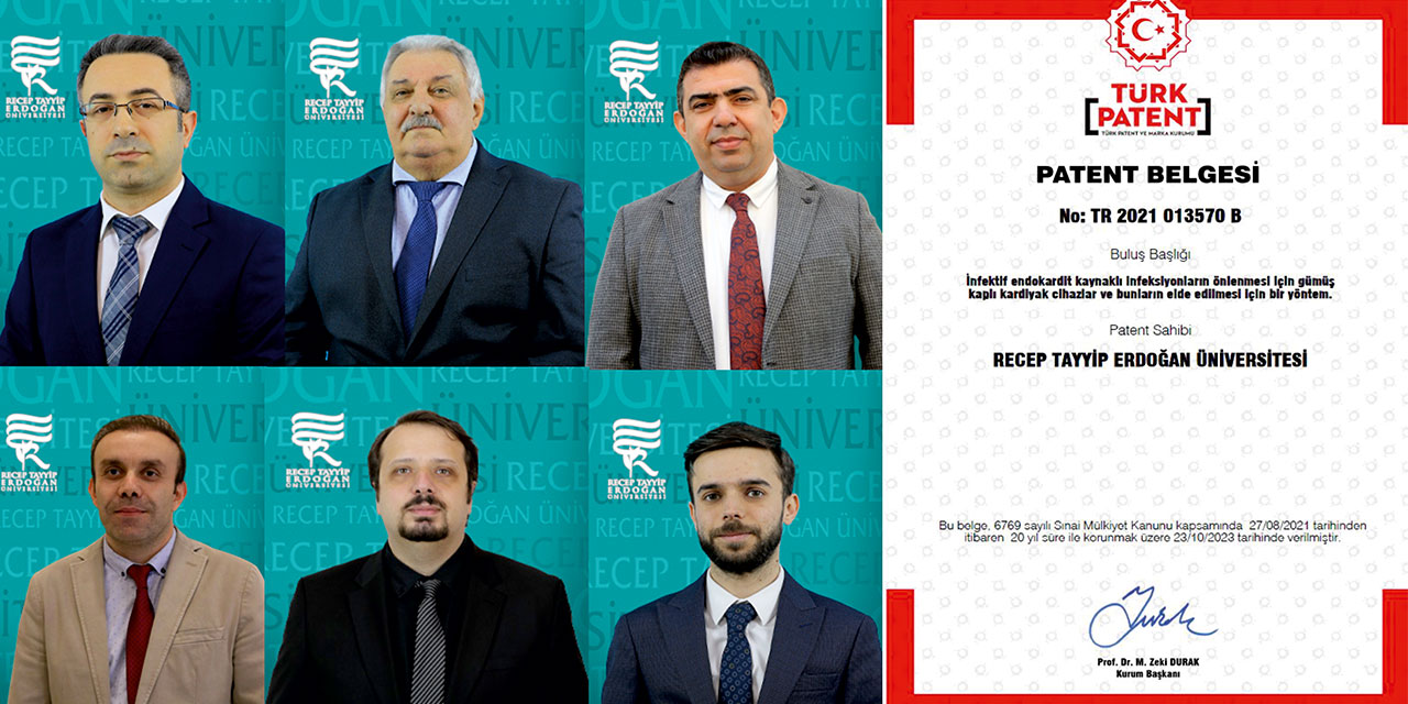 Recep Tayyip Erdoğan Üniversitesi Öğretim Üyelerinin Tıbbi Buluşu Patent Aldı
