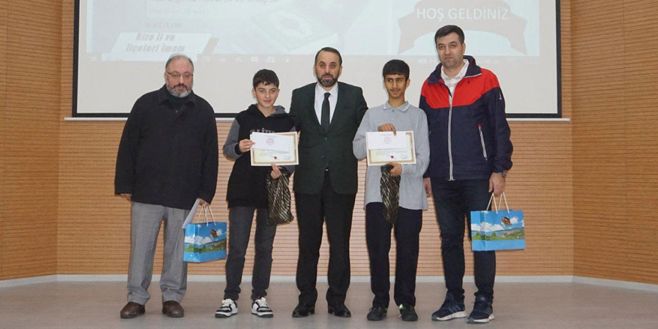 Genç Sada Kur'an-ı Kerim'i Güzel Okuma Yarışması Rize il finali yapıldı