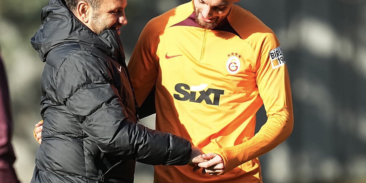 Galatasaray'da Berkan Kutlu Antrenmanda Yer Aldı