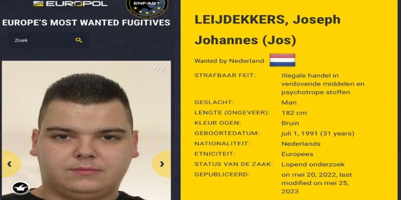 Hollandalı Çete Lideri Bolle Jos'un Erkek Kardeşi İstanbul'da Yakalandı