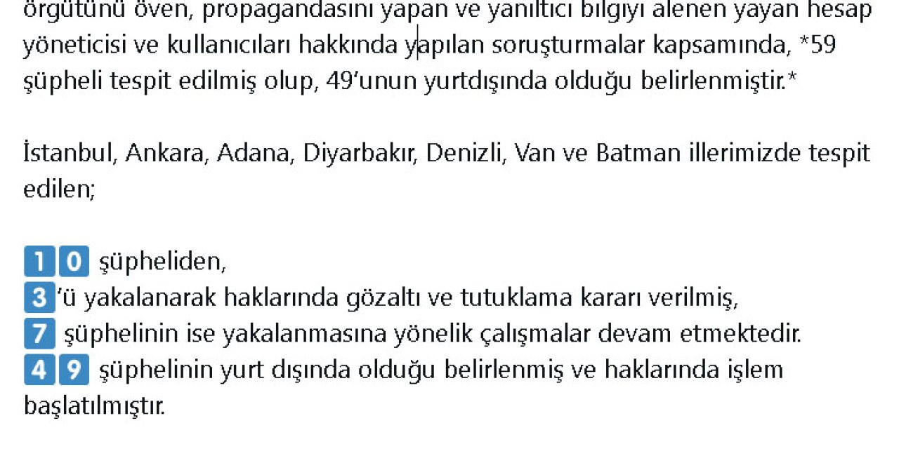 Şehitlere Yönelik Provakatif Paylaşım Yapan 4 Şüpheli Yakalandı (2)