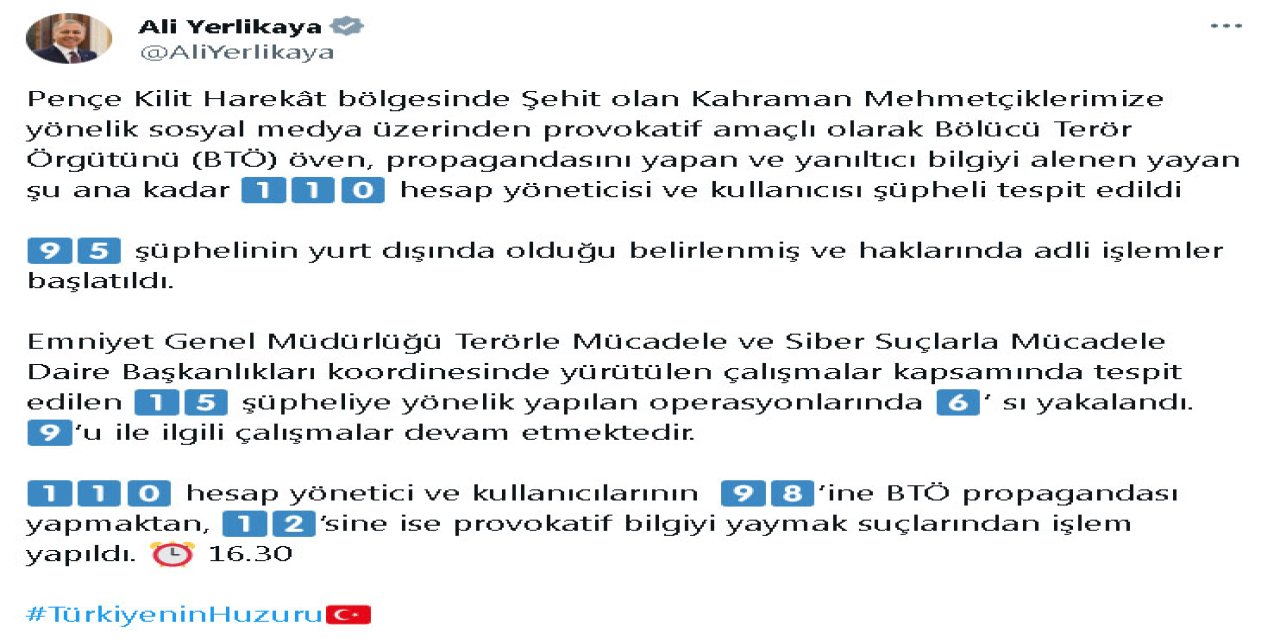 Şehitlere Yönelik Provakatif Paylaşım Yapan 6 Şüpheli Yakalandı (3)