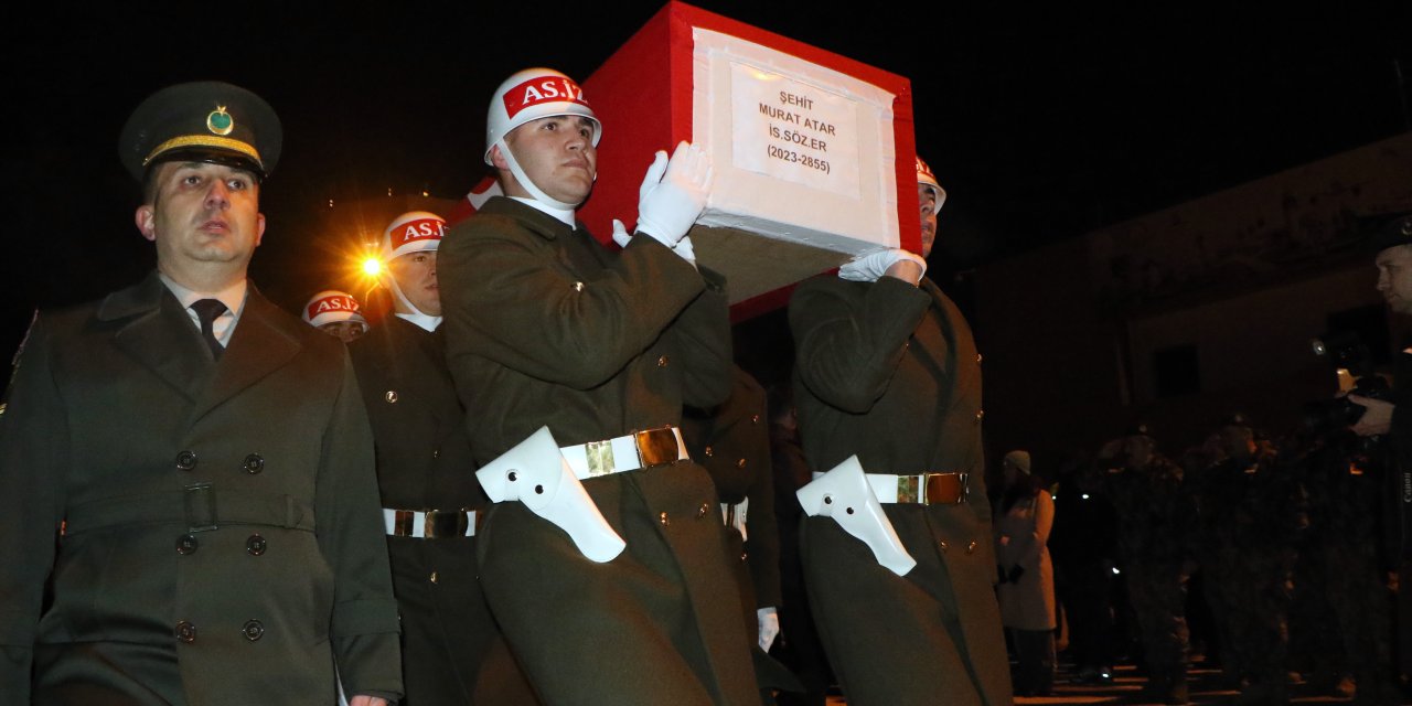 Şehit Sözleşmeli Er Atar'ın Cenazesi, Samsun'a Getirildi